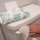 1 Pack Surface Wipes with Bleach, All-Purpose Cleaner for Bathroom, Kitchen, Office, 72 Count Soft Flow, Fresh Scent, Lint Free & Durable