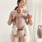 BabyBjörn Baby Carrier Mini, 3D Mesh, Dusty Pink | Newborn Carrier (7-25 lbs), Ergonomic, Easy-to-Use