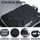 Goture Fishing Tackle Bag with 2pcs 3600 Tackle Boxes, 600D Water-Resistant Soft Side Saltwater Gear Storage Fishing Bag with Rod Straps, Detachable Water Bottle Pouch, Waterproof Bottom, SBS Zippers