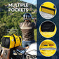 Haimont Waterproof Duffel Bag Roll-top Dry Duffel Bag with Quick-fixed Straps for Motorcycling, Rafting, Boating, SUP, Kayaking, Travel, 50L/70L