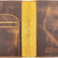 Leather Passport Holder for Men and Women - Handmade Vintage Travel Wallet - Mens Passport Case with Card Organizer - Genuine Leather Passport Cover - 2 Card Slots (Style A)