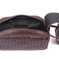 10" Premium Leather Toiletry Travel Pouch With Waterproof Lining | King-Size Handcrafted Vintage Dopp - Kit ~ Gift for Father's Day By Aaron Leather Goods (Wheat Brown) - Roamly