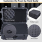 Lykus HC-7530 Large Waterproof Hard Case with Wheels and Customizable Foam, Interior Size 29.5x17.7x11.8 inch, Suitable for cameras, lenses, electronic equipment and more