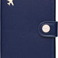 ZOPPEN Passport Holder Women Men, Passport Cover Travel Wallet Rfid Blocking Passport Wallet Cover Case Travel Essentials Document Organizer, Navy Blue