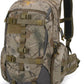 Mardingtop Camo Hunting Backpack for Bow Rifle Gun，Large Capacity Tactical Hunting Day Pack with Rain Cover for Hunting Camping Hiking