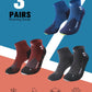 Compression Sport Running Socks: Athletic Socks for Men Women with Cushion,3 Pairs Work Hiking Basketball Ankle Socks