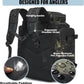HAMBOLY Fishing Backpack with Rod Holders, 40L Tackle Box Backpack for Fishing Gear, Waterproof Fishing Bag for Men