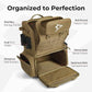 Piscifun 52L Fishing Tackle Backpack with Rod Holders & 4 Tackle Boxes, Large Tackle Bag for Gear Storage with Rain Cover