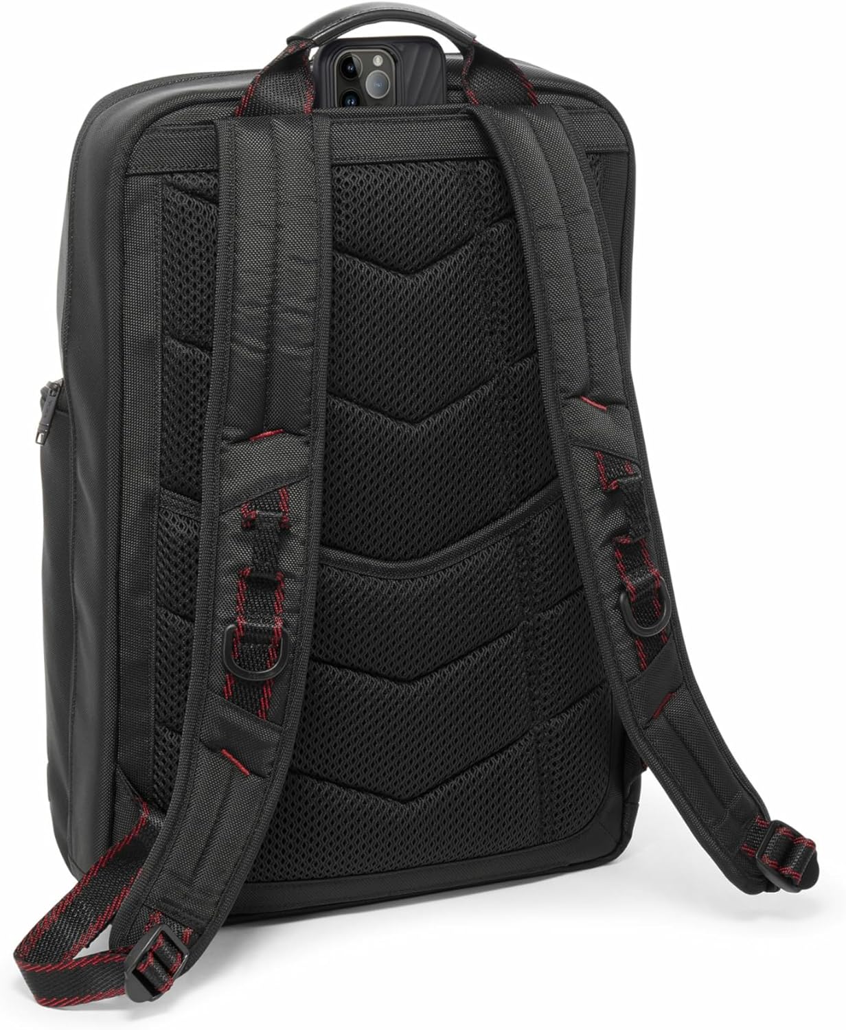 TUMI - Alpha Bravo Pro 17" Backpack - Expandable Travel and Commute Gaming and Tech Bag - Fits up to 17" Laptop - Red Ombre - Roamly