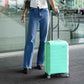 Traveler's Choice Pagosa Hardshell Expandable Luggage with Spinner Wheels, Mint, 30-Inch Large