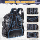 50L Fishing Tackle Backpack with Rod Holder and 4 Included 3600 Tackle Boxes - Waterproof Fishing Backpack for Ultimate Gear Organization and Storage (Gray Camo)