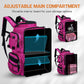 Goture Fishing Backpack, 900D Water-Resistant Tackle Backpack with Rod Holders, 58L Large Storage Gear Fishing Tackle Bag with Detachable Crossbody Bag,8 Lure Pockets,Bottle Holder for Camping Hiking