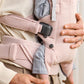 BabyBjörn Baby Carrier Harmony, Light Pink, Woven Mélange | 3-in-1 Ergonomic Baby Carrier; Newborn, Facing-in, Outward-Facing, and Back Carrying Positions Supported (7-40 lbs), Newborn to Toddler