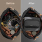 tomtoc Electronics Organizer Travel Case, Water Resistant Travel Bag Cable Organizer for Essentials, Tech Pouch Accessories Carry Storage for Cord, Phone, Cables, Airpods, USB Flash Drive, Daily Items - Roamly