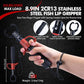 Goture Fishing Tool Kit,Fishing Pliers,Fillet Knife with Sheath,Fish Lip Gripper,Fish Hook Remover,Lanyard,Line Scissors,Sharpener,Stainless Steel Soap,Saltwater Gear Kit,Red/Pink,Gifts for Men/Women