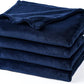 PHF Ultra Soft Fleece Blanket King Size, No Shed No Pilling Luxury Plush Cozy 300GSM Lightweight Blanket for Bed, Couch, Chair, Sofa Suitable for All Season, 108" x 90", Navy Blue