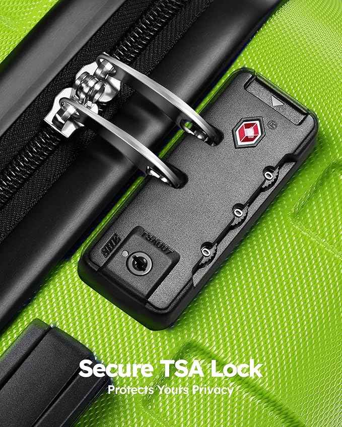 Suitour 2 piece luggage sets Hard Shell Luggage Set with Spinner Wheels, TSA Lock, 20 24 inch Travel Suitcase Sets