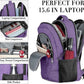 BIKROD Backpack for Men Women, Backpacks for School Teen Boys, Business Anti Theft Slim Sturdy Back Pack, Adult Computer Bag Gift 15.6 IN Laptop, Purple