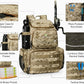 N NEVO RHINO Fishing Tackle Backpack with Rod Holders, 40L Large Fishing Bag with Waterproof Rain Cover,Outdoor Tackle Bag