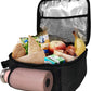 Hap Tim lunchbox for Adult, Insulated Lunch Bag for Women, Reusable Lunch Box, Spacious Lunchbag, Pink (18654-PK)