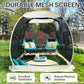 Alvantor Pop Up Screen House Gazebo with Mosquito Netting, Instant UV Resistant Sun Shelter for Patio & Backyard, Portable Canopy Tent for 2-10 Person
