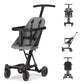 Dream On Me Lightweight And Compact Coast Rider Stroller With One Hand Easy Fold, Adjustable Handles And Soft Ride Wheels, Grey
