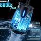 Portable Shower for Camping, 8000mAh Rechargeable Portable Camping Shower pump with 6.6 Gallons Foldable Bucket, 5 Speed & LED Display,Rinse Kit Portable Outdoor Camping Travel Shower head for Hiking