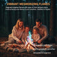 Magic Campfire Fire Color Changing Packets for Fire Pit (10 Pack) Outdoor Fireplaces & Bonfires, Rainbow Colored Flames – Perfect Camping Essential & Accessories for Kids & Adults - Campfire Flames