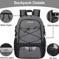 LARIPOP Basketball Bag, Sports Backpack with Ball Holder & Shoe Compartment, Water Resistant Gym Bag for Soccer Volleyball Travel