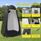 Portable Camping Privacy Tent, Outdoor Shower Tent Kit with 5 Gallon Shower Bag-(Nozzle Upgraded)