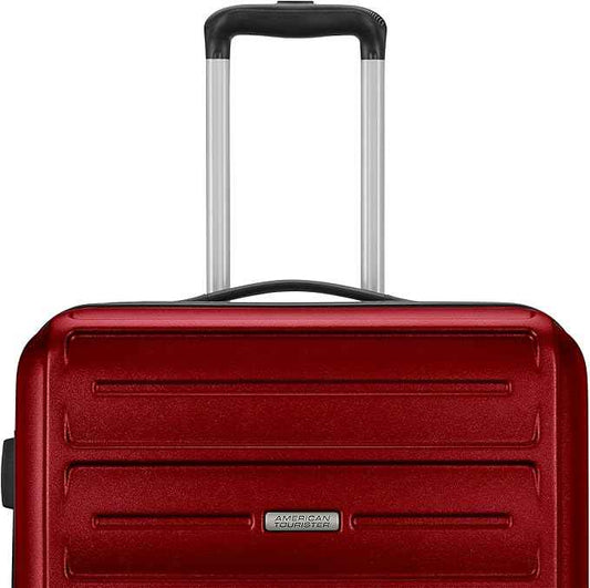 American Tourister Westridge Hardside Luggage Set with Spinner Wheels, Holly Red, 3PC Set (CO/M/L)