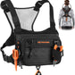 KastKing Bait Boss Water-Resistant Fishing Chest Pack With EVA Zip-Down Workstation, MOLLE Storage, Adjustable Chest Straps