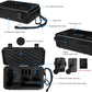 Lekufee Travel Waterproof Hard Case for Gopro Hero 13/12 / 11/10 / 9, Hero 4K, Media Mod, and other Accessories(Case & Bag Only)