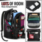 YOREPEK 18.4 Laptop Backpack, Large Backpacks Fit Most 18 Inch Laptop with USB Charger Port, TSA Friendly Flight Approved Weekend Carry on Backpack with Luggage Strap for Men and Women, Purple - Roamly