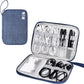 SELLYFELLY Travel Electronics Organizer Portable Cable Organizer Bag for Storage Electronic Accessories Case for Cord,Phone,Charger,Flash Drive (Navy Blue)