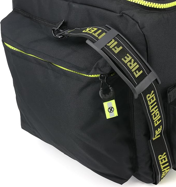 Lightning X Products Premium Step-In Turnout Gear Bag Front Operations Pocket - Black