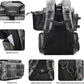 Rabjen Fishing Tackle Backpack with Rod Holders, Bottle Holder, Storage Bag Store Fishing Gear