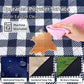 ZAZE Picnic Blankets Machine Washable, 80''x80'' Extra Large Waterproof Sandproof Foldable Compact Beach Blanket, Oversized XL Outdoor Mat for Spring Summer Camping, Park, Travel Grass(Blue and White)
