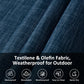 SUNCREAT Hammocks Two Person Tree Hammock, Heavy Duty Curved Bar Hammock for Poolside, Garden, Backyard, Patio, 450lbs Capacity, Navy