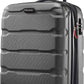 Samsonite Omni PC Hardside Expandable Luggage with Spinner Wheels, Black, Carry-On 20-Inch