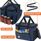 OPUX Soft Cooler Bag, Insulated Collapsible Lunch Cooler Tote for Men Work Camping Beach Travel, Portable Soft Sided Leakproof Waterproof Large Lunch Bag Box with Shoulder Strap 40 Cans, Heather Navy