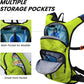 Nepest Hydration Pack Backpack for Women & Men, Lightweight Water Backpack with 2L Water Bladder for Hiking Cycling Running Biking