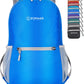 ZOMAKE Ultra Lightweight Hiking Backpack 20L, Packable Small Backpacks Water Resistant Daypack for Women Men(Dark Blue)