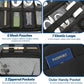 Electronic Organizer Travel Case, All-in-One Portable Cable Organizer Bag for Storage, Cord Organizer Tech Accessories for Cables, Chargers, Power Bank, Flash Drive,SD Card
