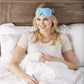 Bucky Ultralight Travel & Sleep Chevron Eye Mask, Blue Jade, One Size