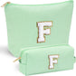 YOOLIFE Gifts - Personalized Mother's Day, Graduation & Birthday Gifts for Women - Monogram Initial Cute Makeup Bag Cosmetic Toiletry Pouch Make Up Case - Roamly