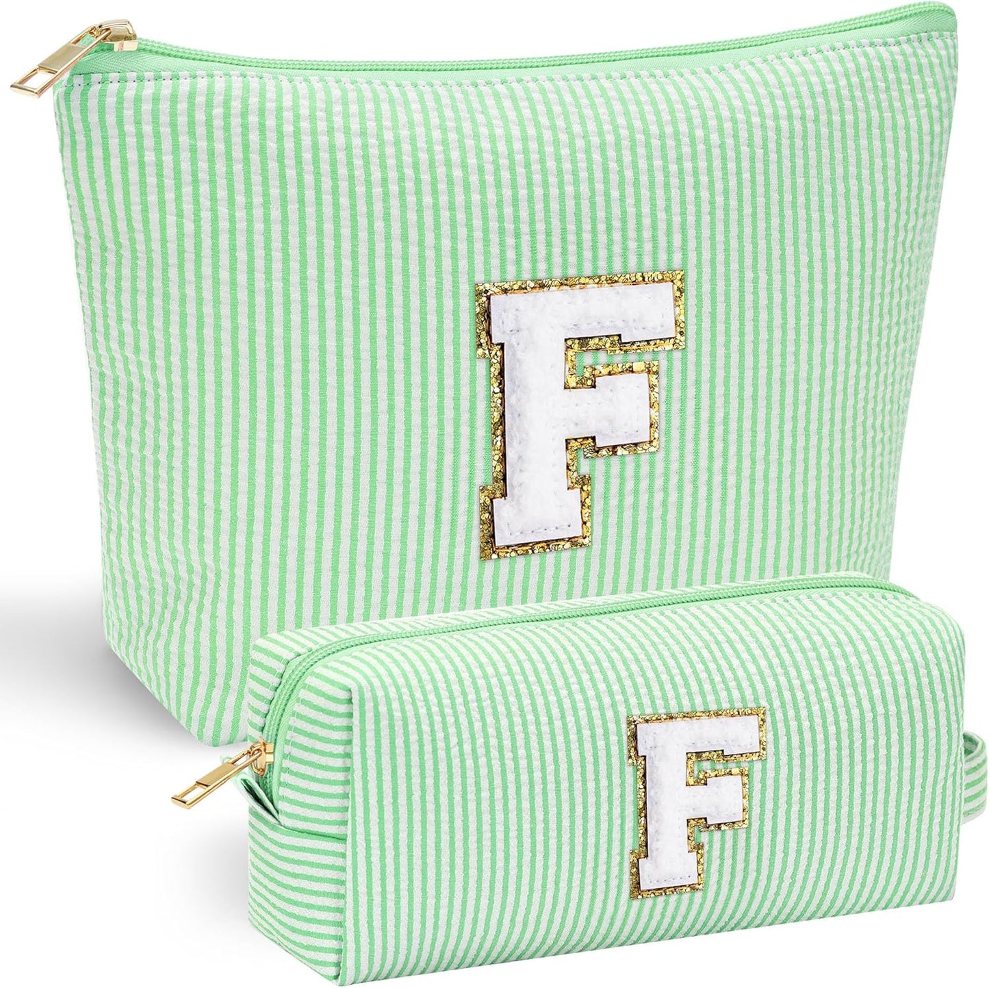 YOOLIFE Gifts - Personalized Mother's Day, Graduation & Birthday Gifts for Women - Monogram Initial Cute Makeup Bag Cosmetic Toiletry Pouch Make Up Case - Roamly