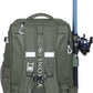 Fishing Backpack with Tackle Boxes and Rod Holders 40L; Plus Rain Cover, Padded Back Support, Insulated Front Pocket for Hot/Cold Lunch, Water Bottle Holder(Army Green)