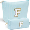 YOOLIFE Personalized Mothers & Graduation Gifts - Initial Cute Monogram Makeup Bags - Roamly