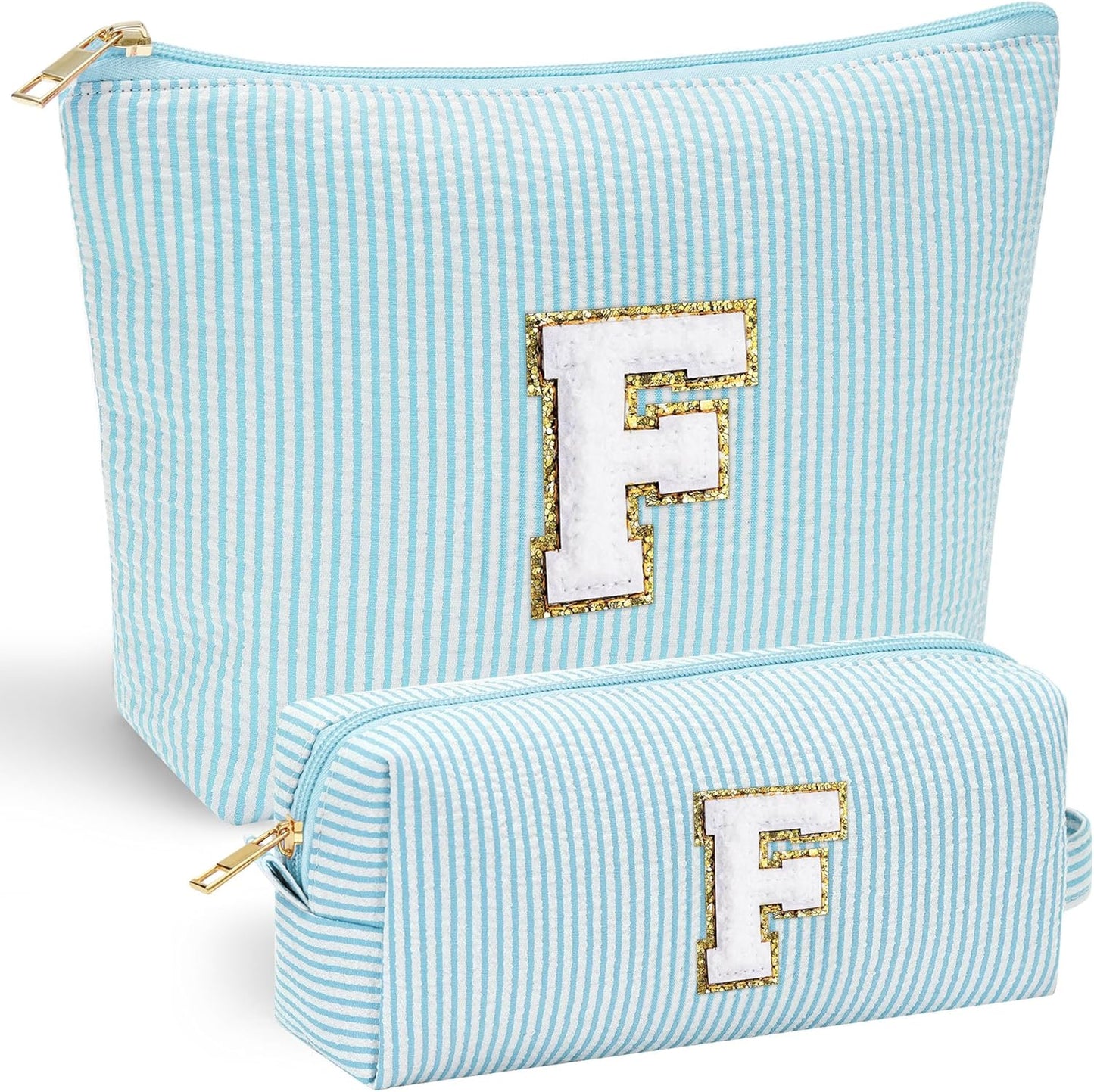 YOOLIFE Personalized Mothers & Graduation Gifts - Initial Cute Monogram Makeup Bags - Roamly
